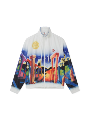 Midnight Acropolis Windbreaker Jacket