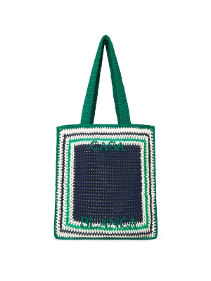Stripe Crochet Bag