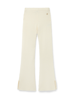 Textured Knitted Trousers