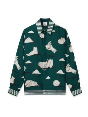 Metaphysical Long Sleeve Silk Shirt