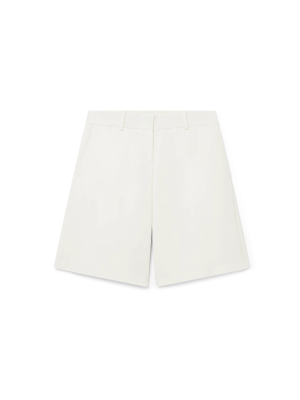 Wool Relaxed Tailored Shorts