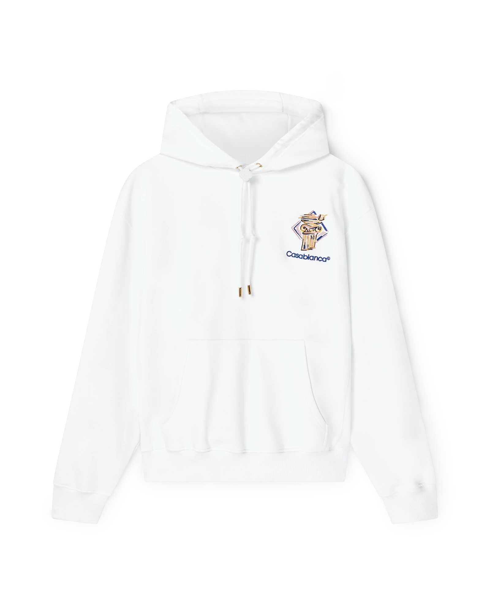 Diamond Column Hooded Sweatshirt
