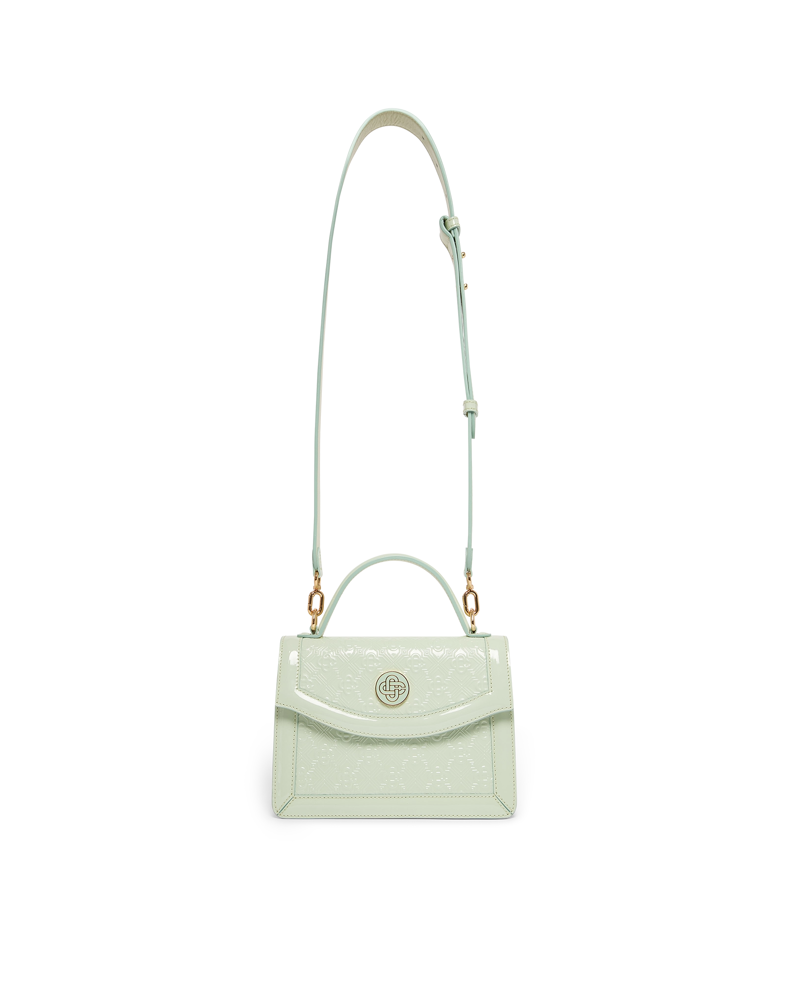 Mint Monogram Embossed Mini Jeanne Bag - 图片 4