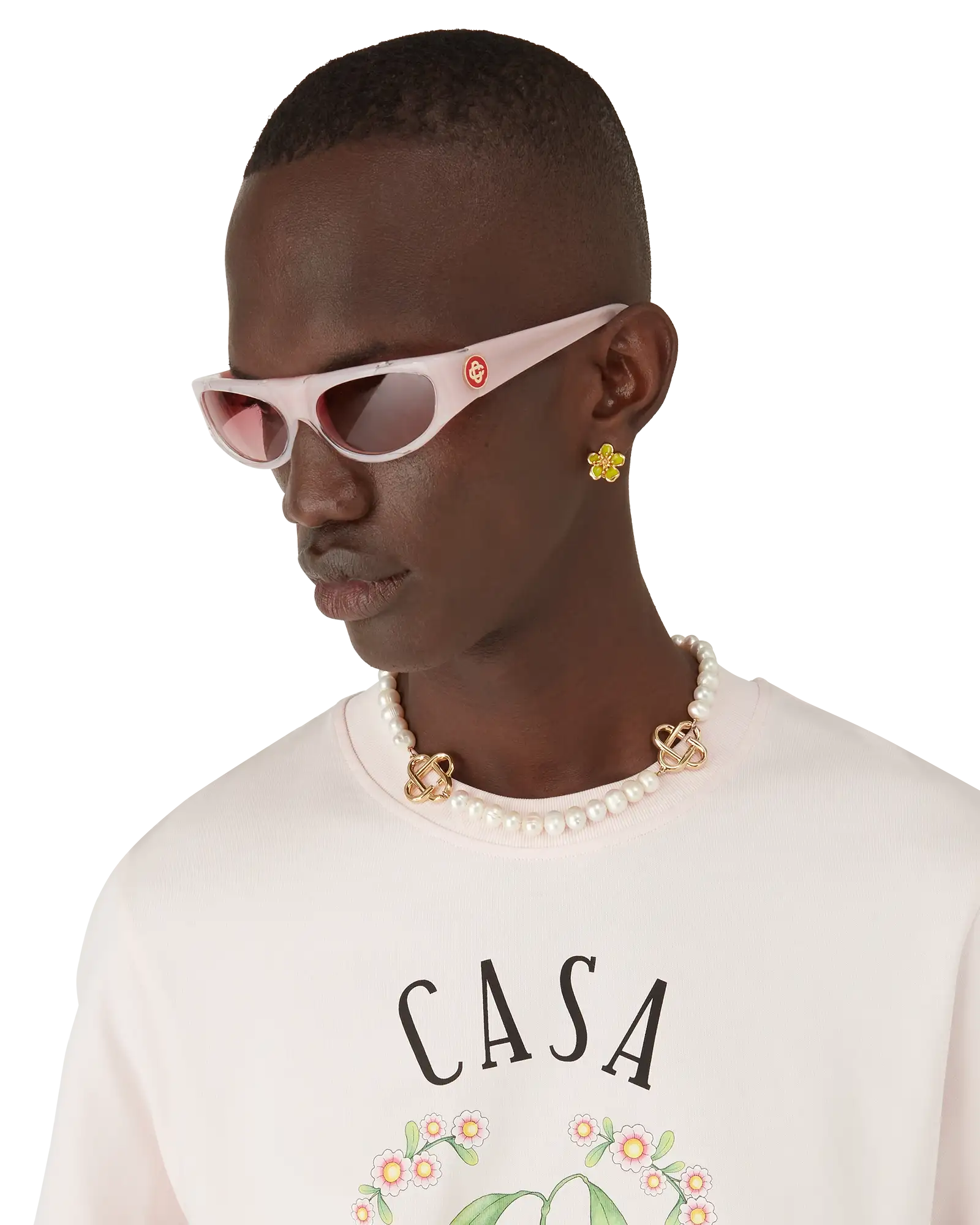 Pink Sport Sunglasses - 图片 4