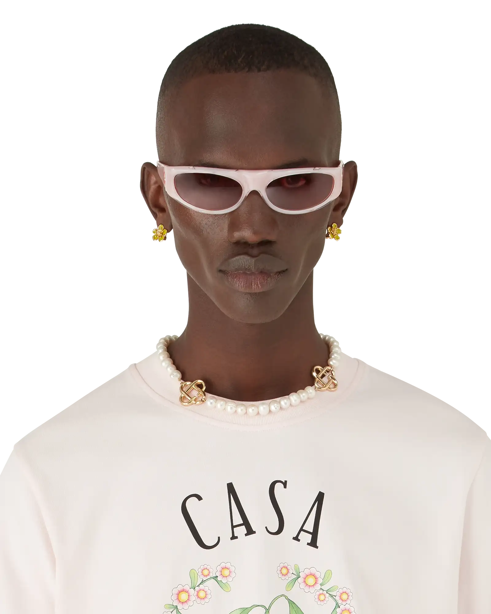 Pink Sport Sunglasses - 图片 3