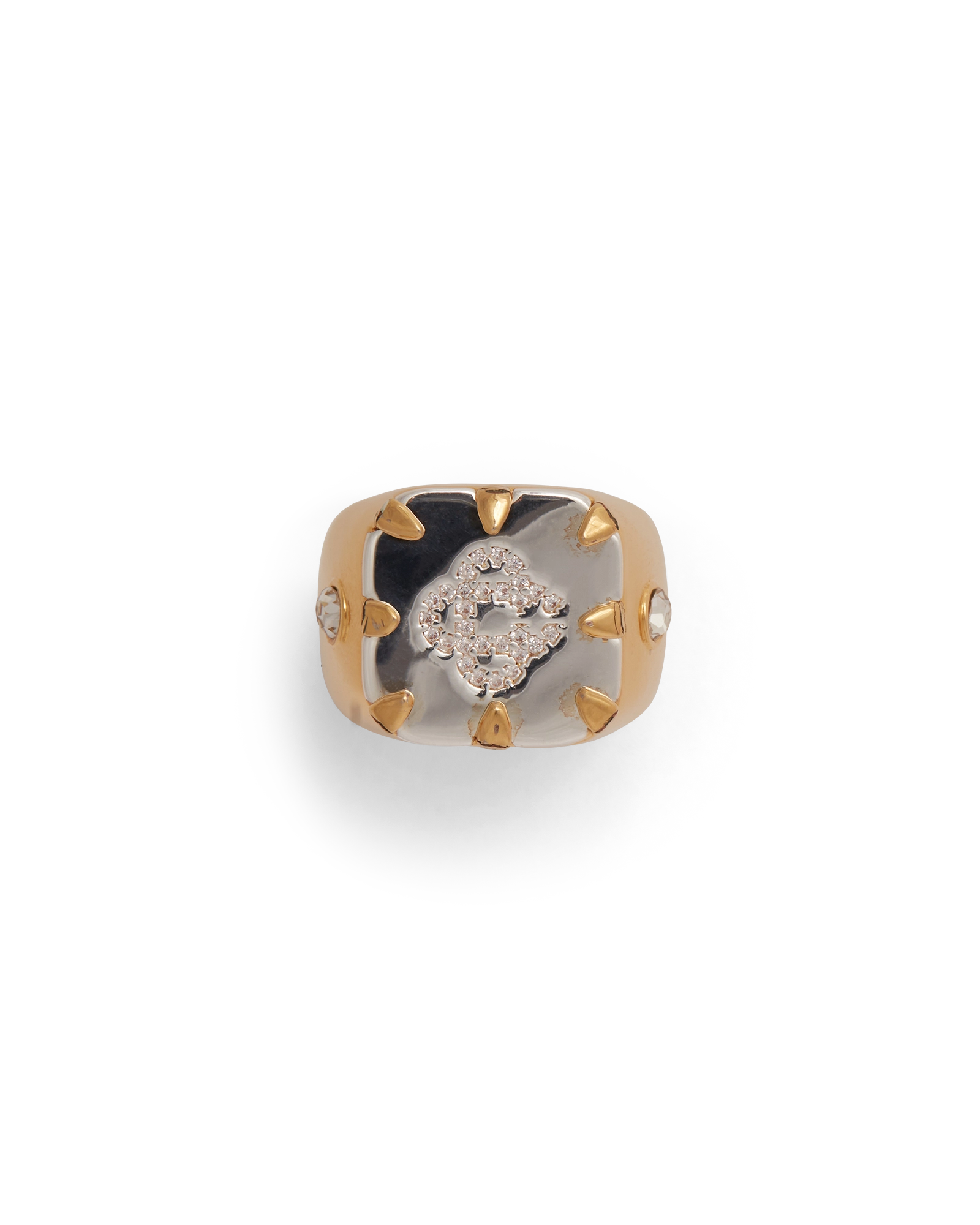 CC Logo Signet Ring - 图片 2