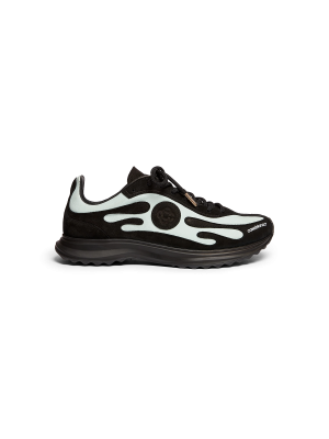 Men's Black & Mint Stade Sneaker