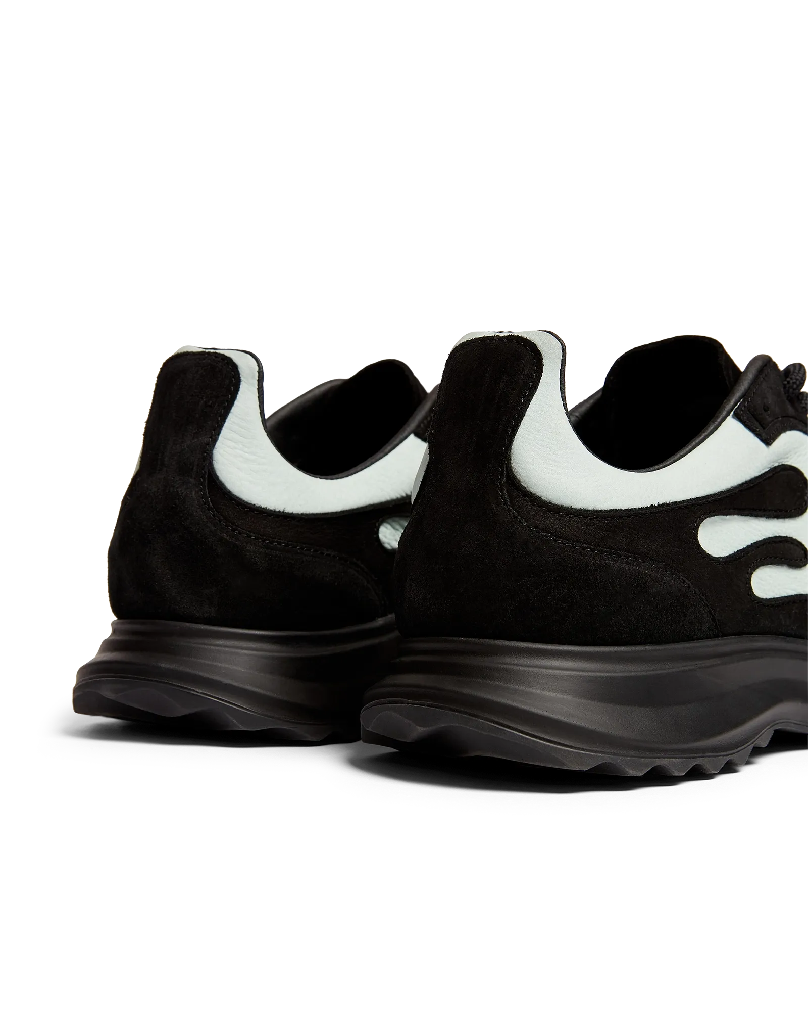 Women's Black & Mint Stade Sneaker - 图片 4