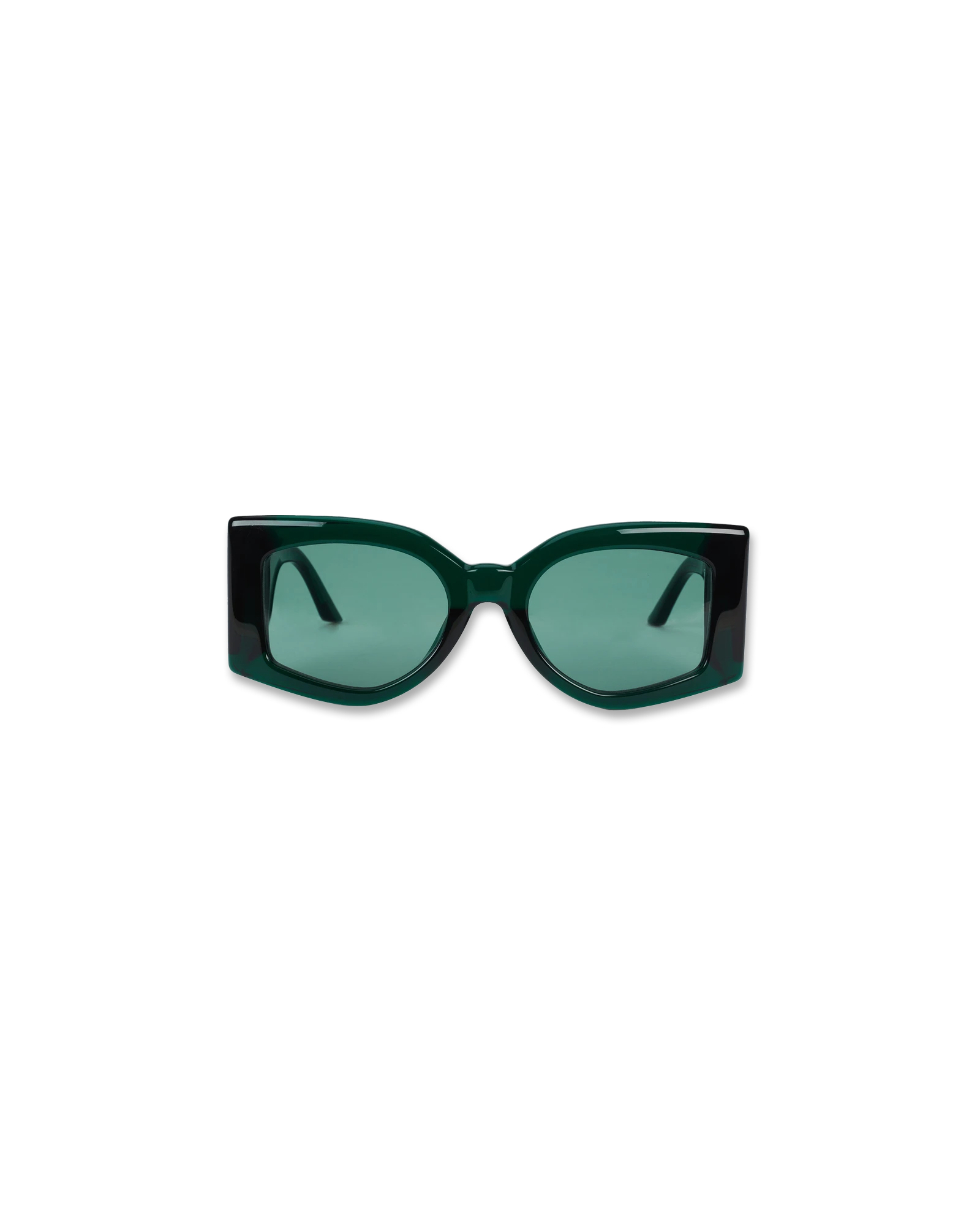 Dark Green & Pink The Magazine Sunglasses - Image 2