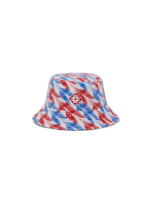 Aviation Houndstooth Bucket Hat