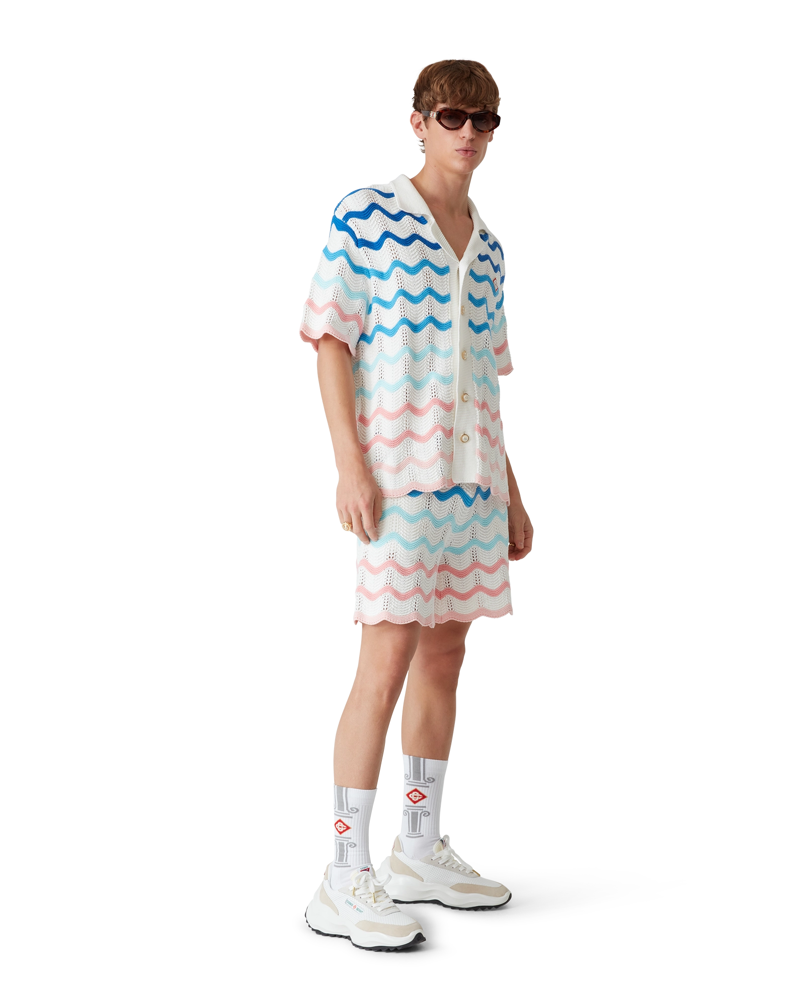 Men's Atlantis White & Tennis Green Sneaker - Image 2