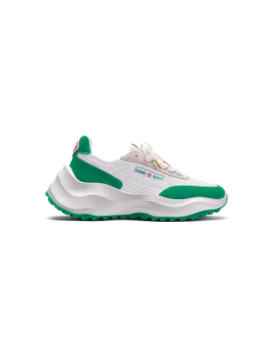 Men's Atlantis White & Tennis Green Sneaker
