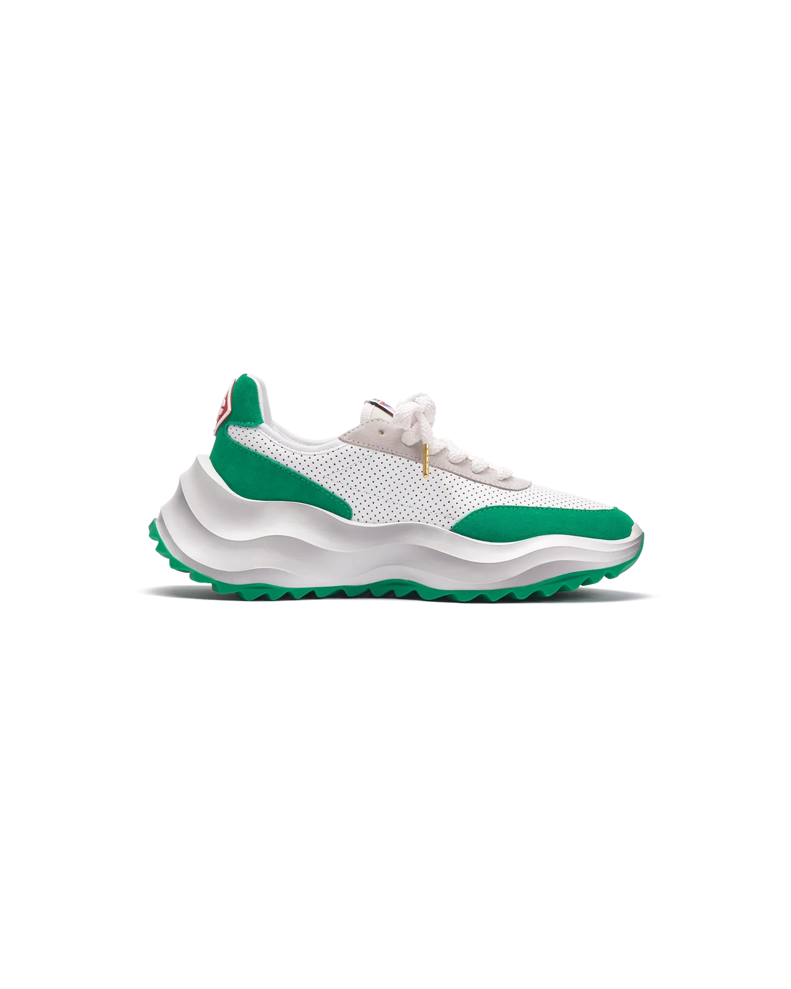 Men's Atlantis White & Tennis Green Sneaker - Image 3