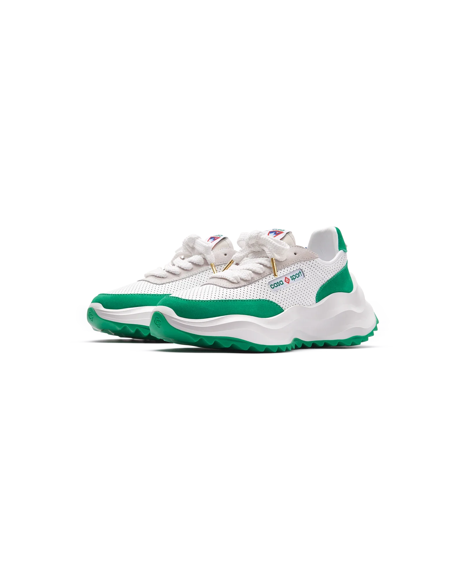 Men's Atlantis White & Tennis Green Sneaker - Image 5