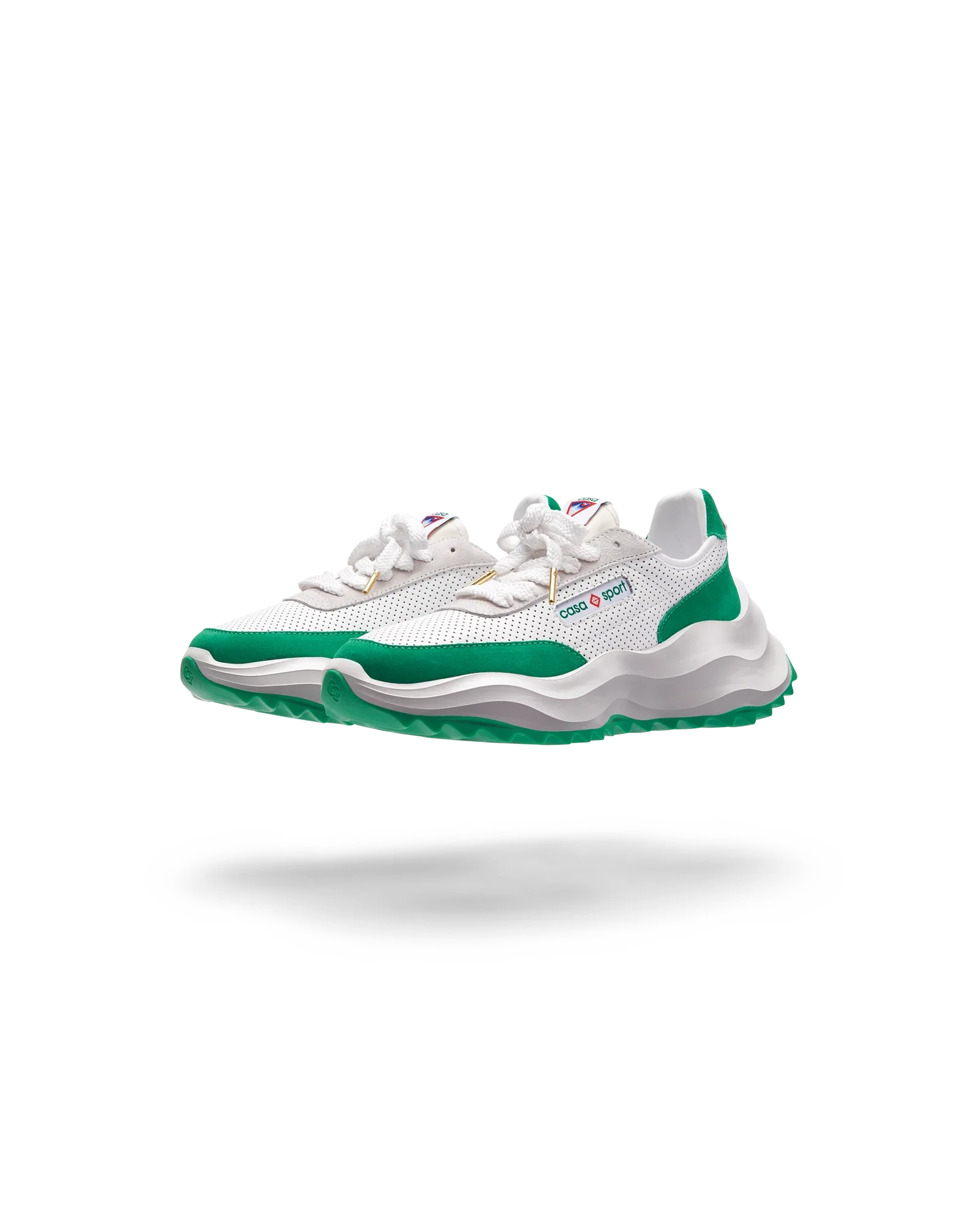 Men's Atlantis White & Tennis Green Sneaker - Image 11