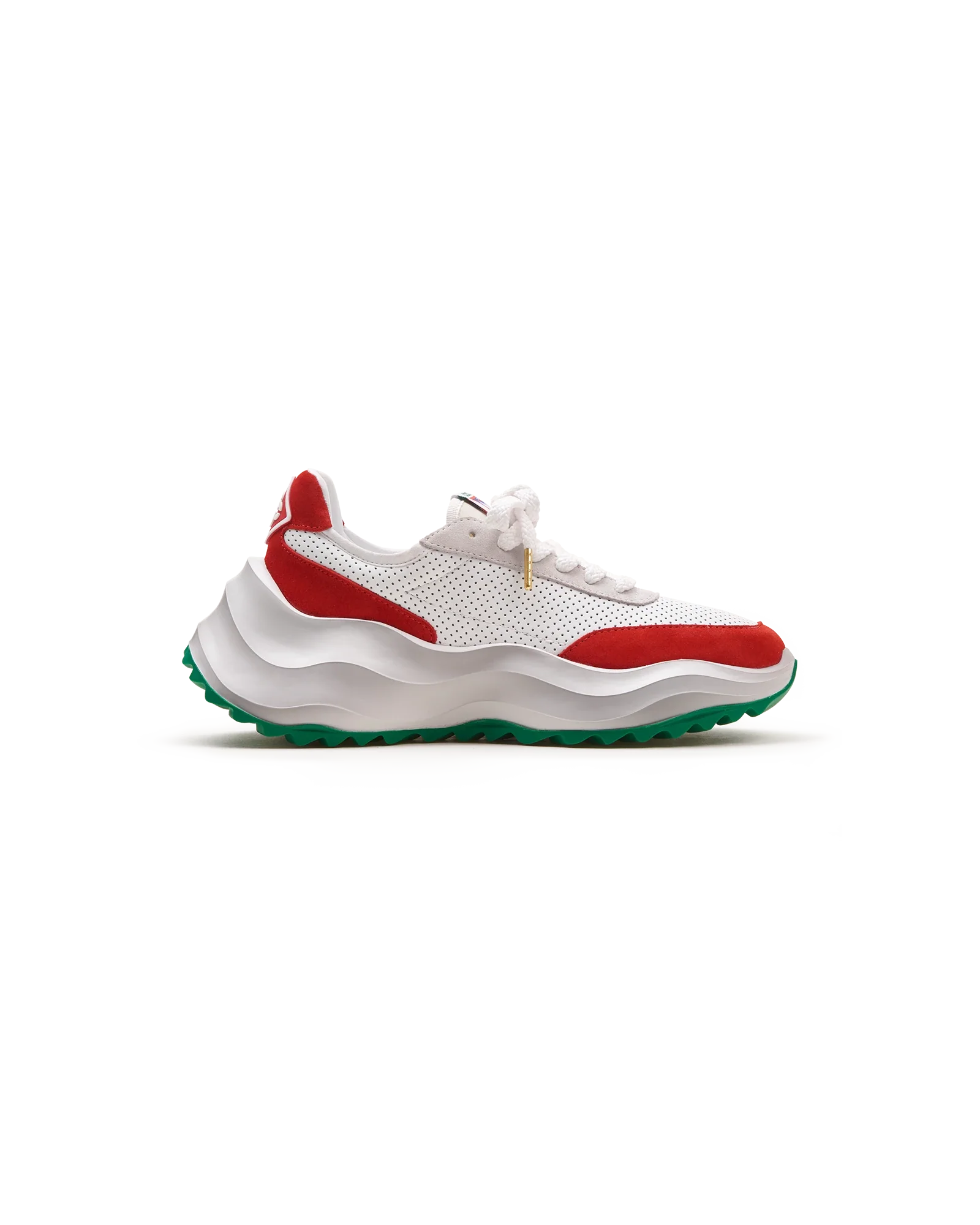 Men's Atlantis White & Red Sneaker - Image 2