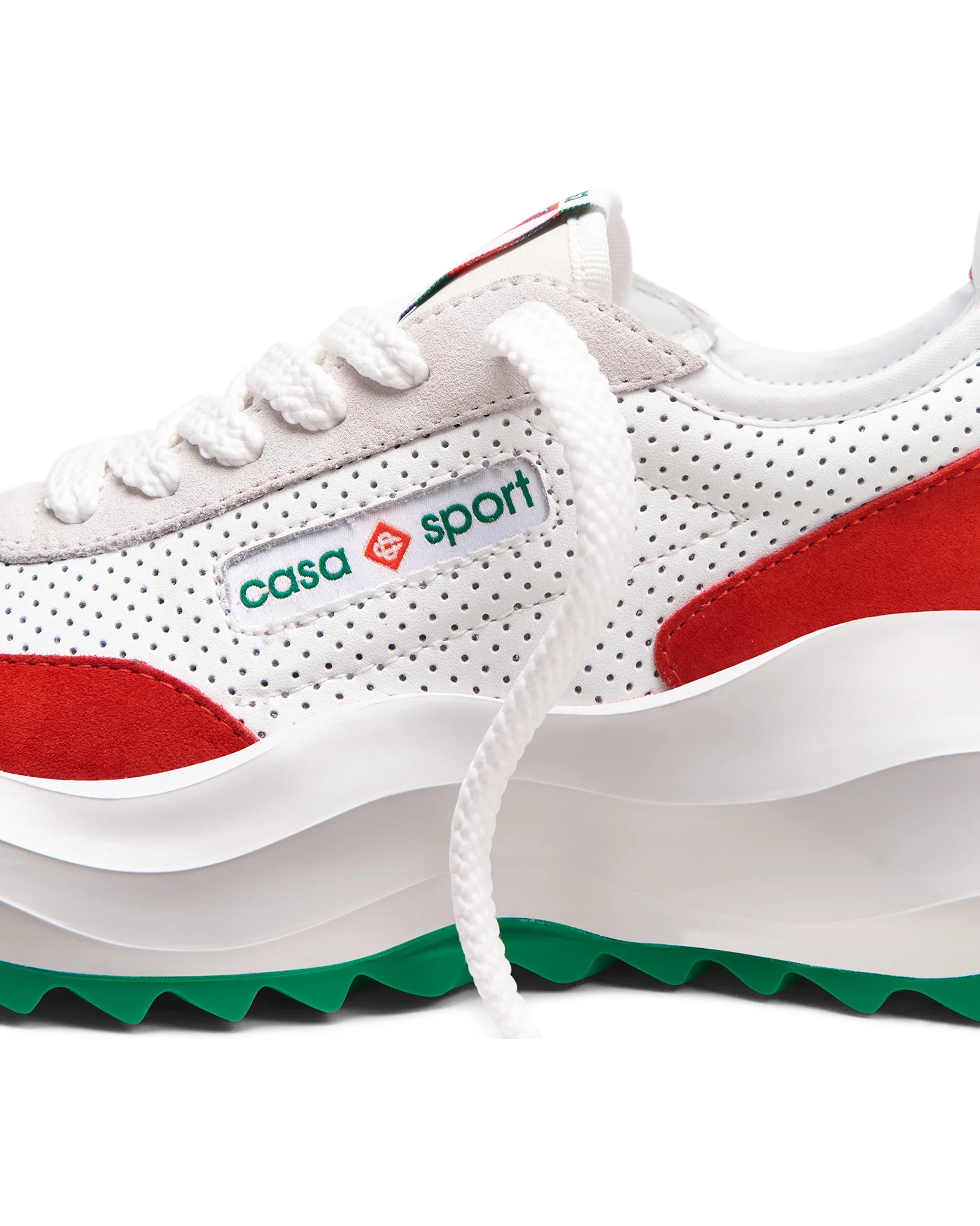 Men's Atlantis White & Red Sneaker - Image 11