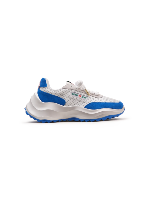 Women's Atlantis White & Blue Sneaker