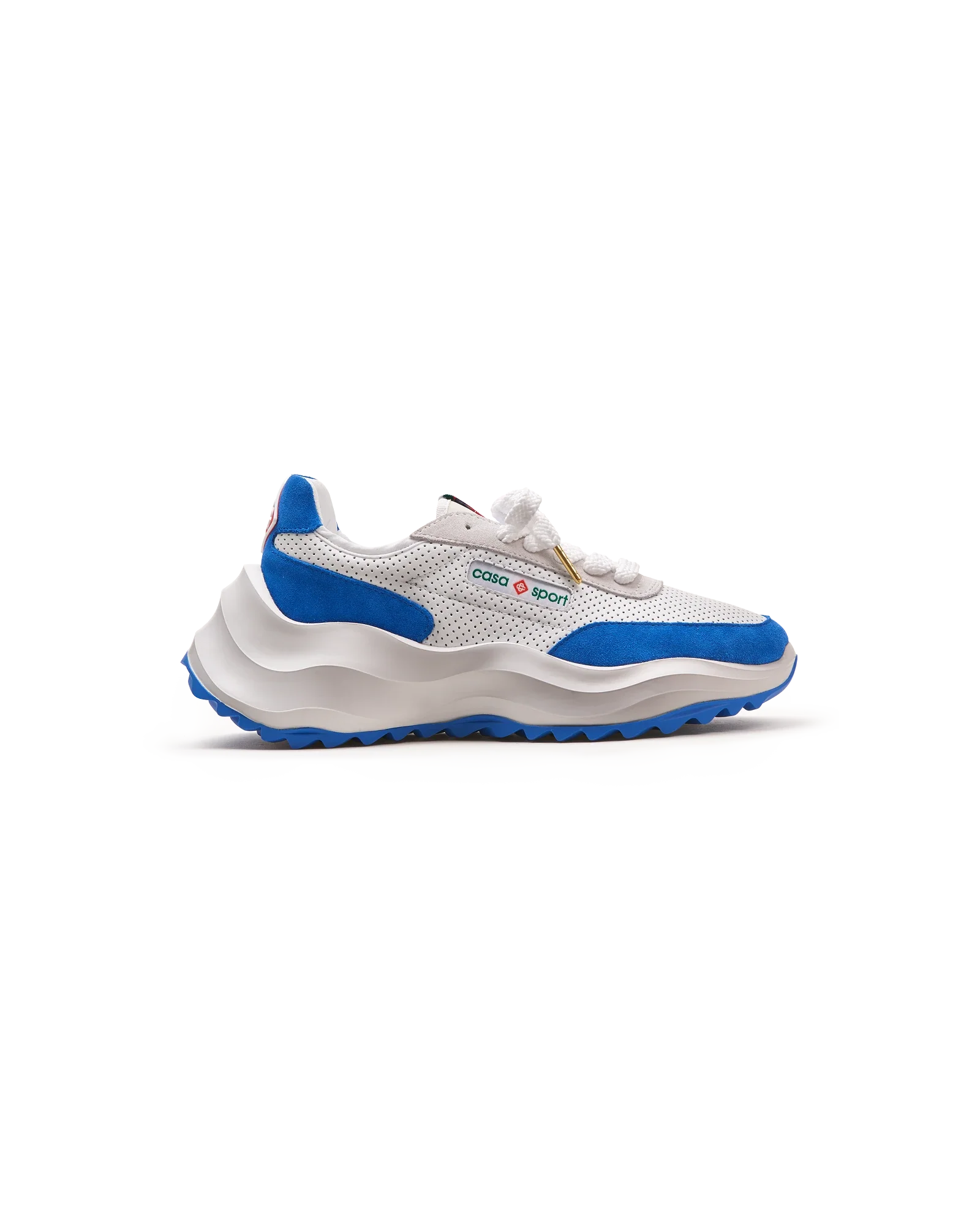 Women's Atlantis White & Blue Sneaker