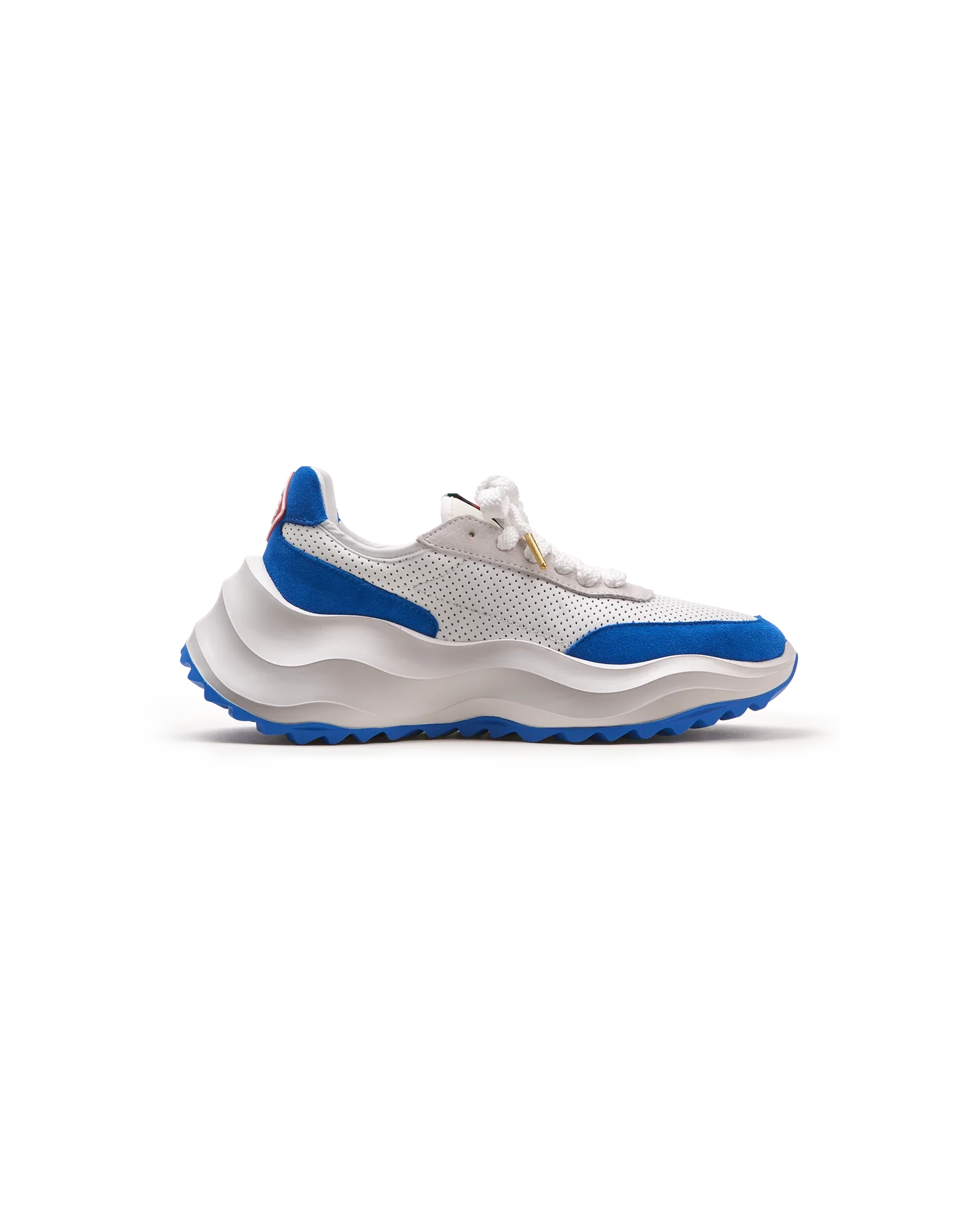 Women's Atlantis White & Blue Sneaker - 图片 2