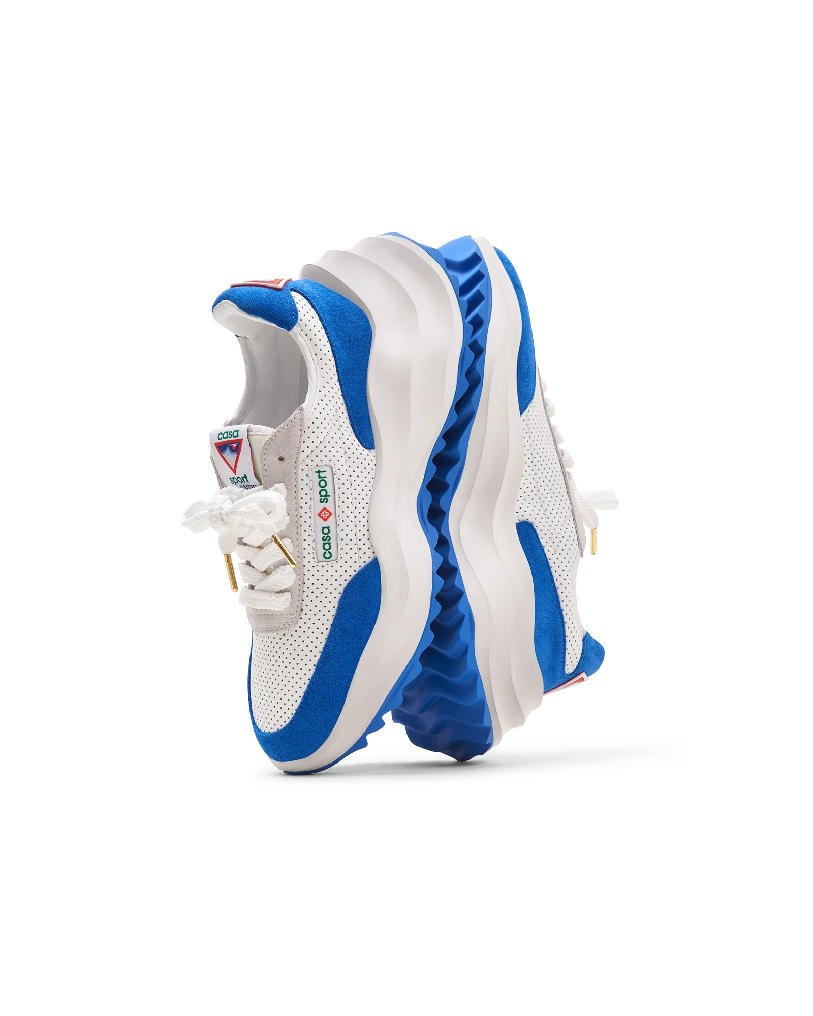 Women's Atlantis White & Blue Sneaker - 图片 3