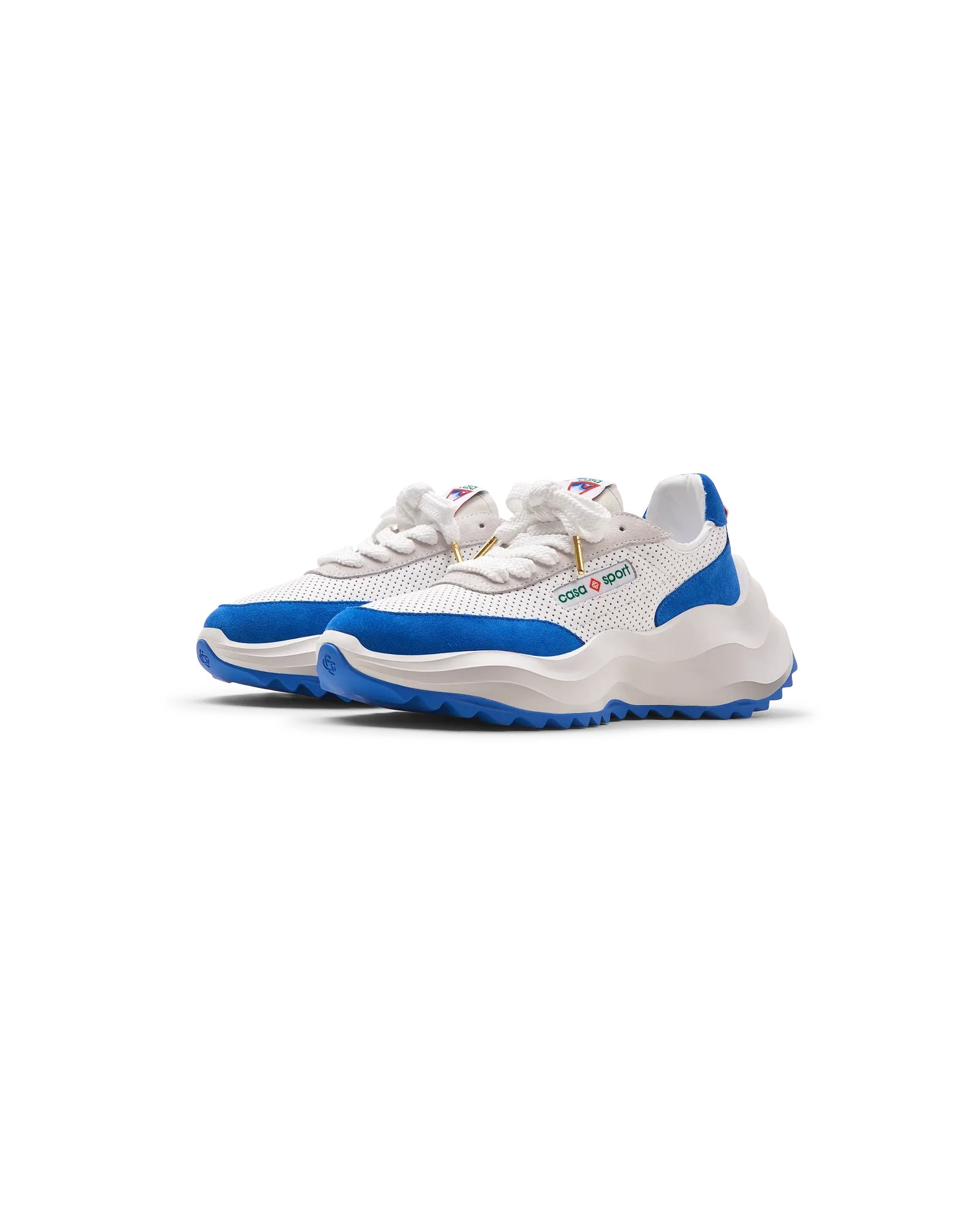 Women's Atlantis White & Blue Sneaker - 图片 4