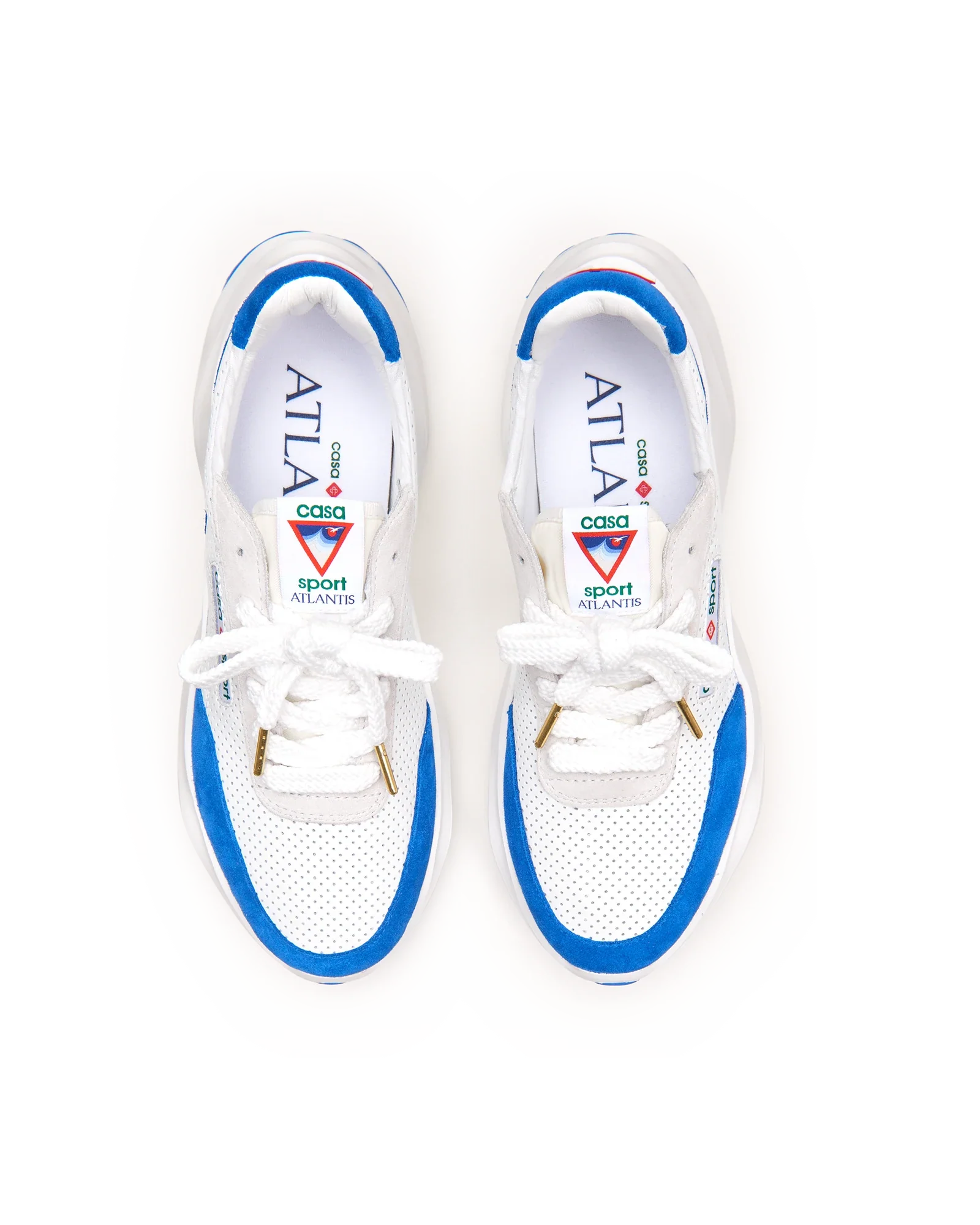 Women's Atlantis White & Blue Sneaker - 图片 7