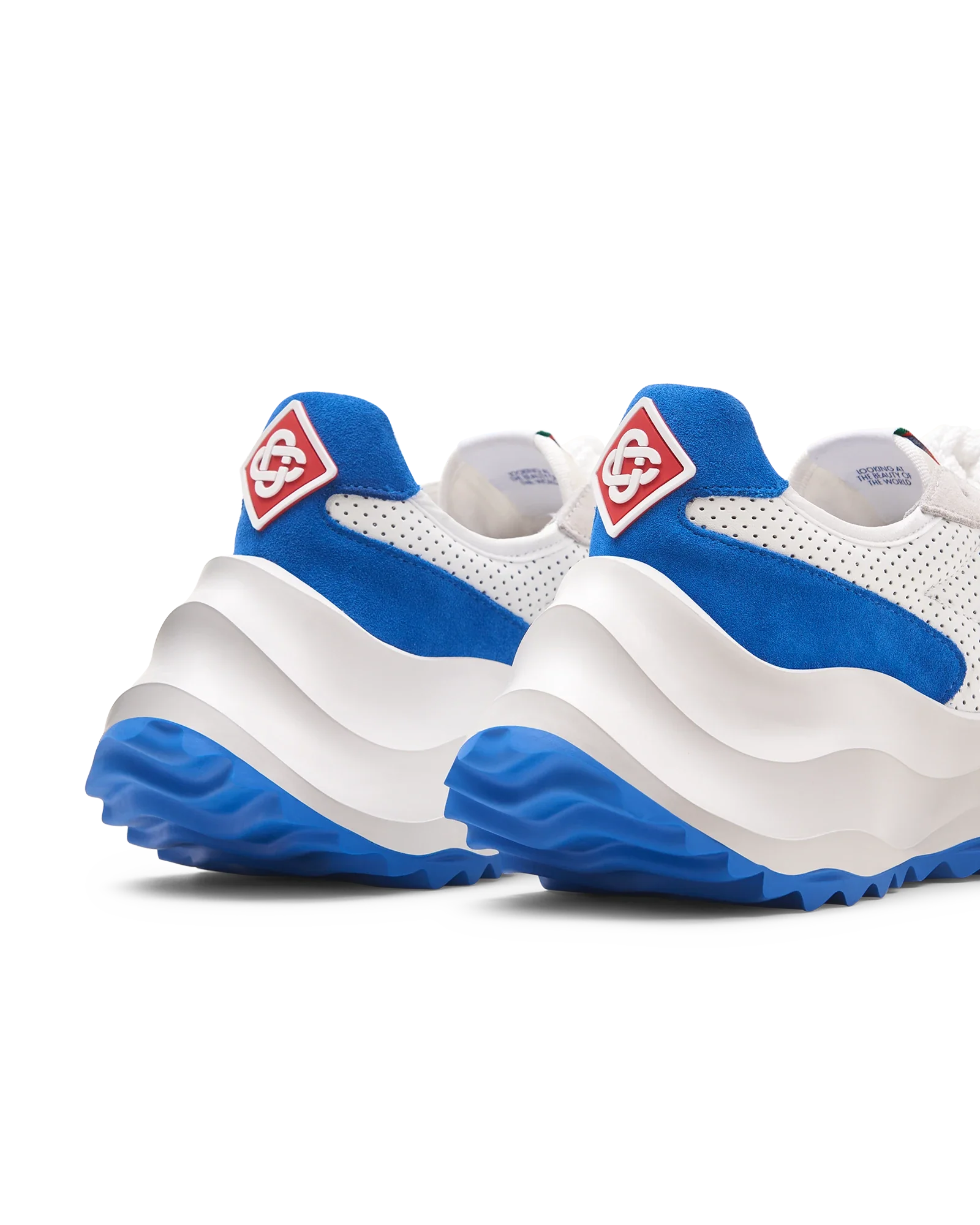 Women's Atlantis White & Blue Sneaker - 图片 9