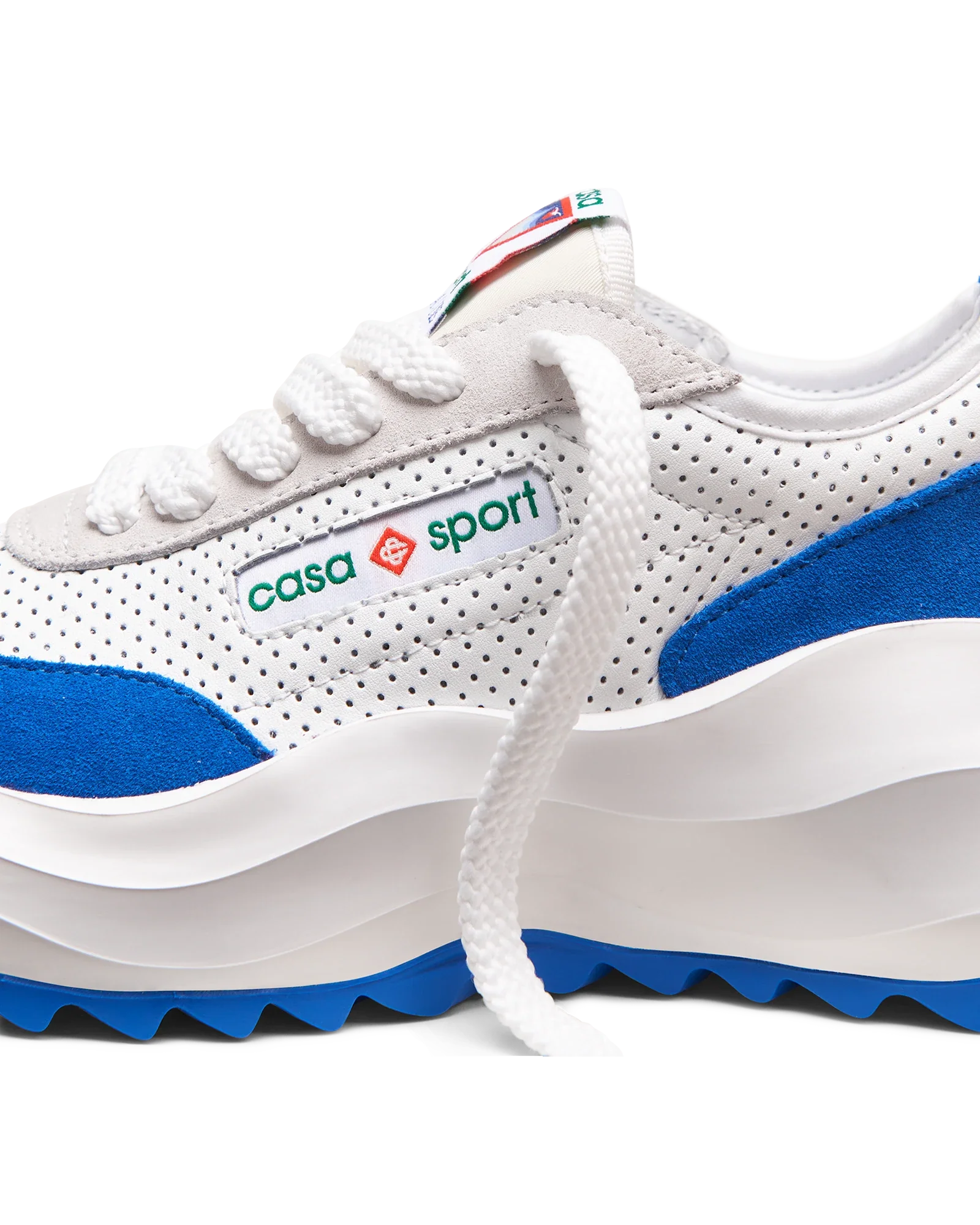 Women's Atlantis White & Blue Sneaker - 图片 11