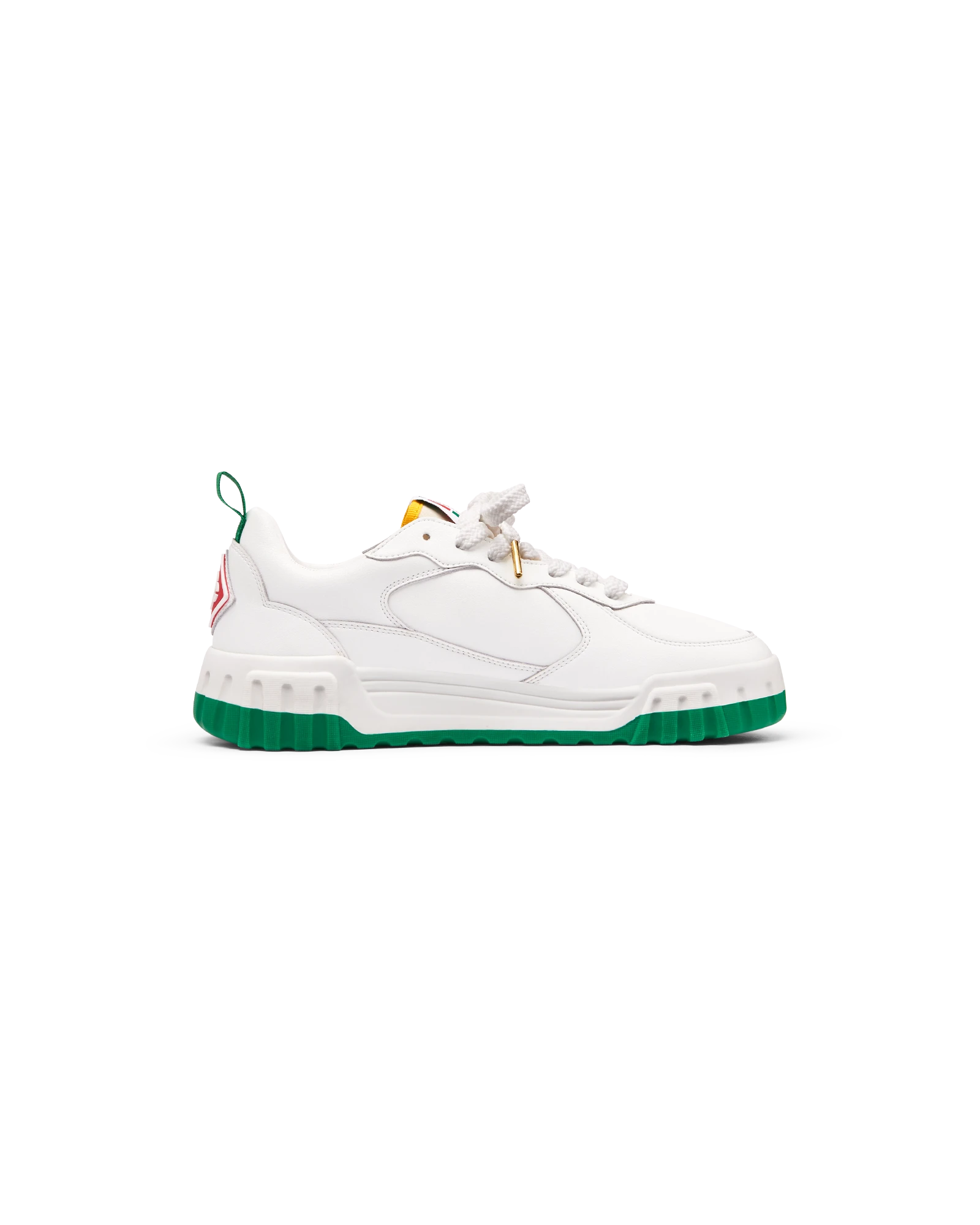 Women's Court White & Green Sneaker - 图片 2