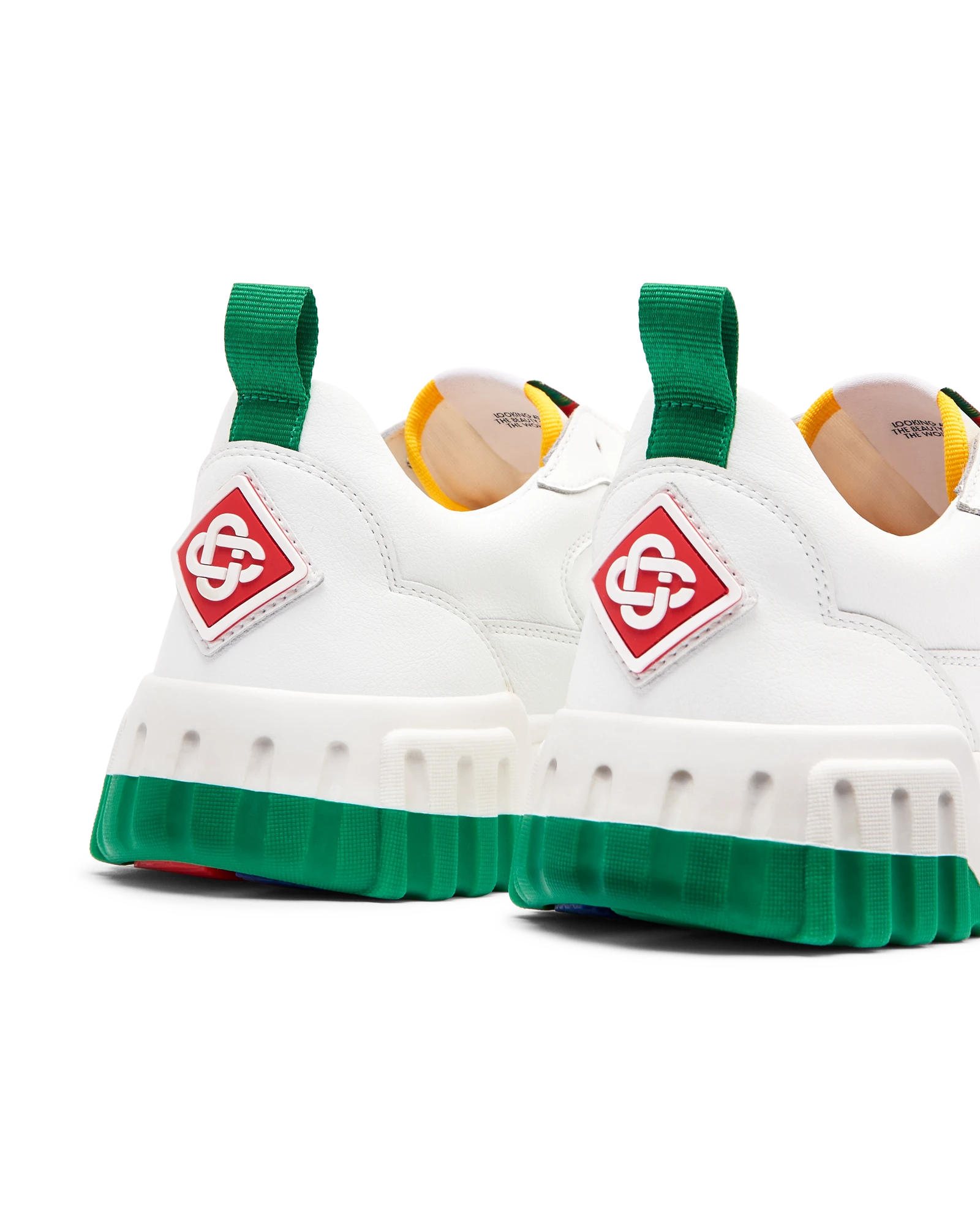 Women's Court White & Green Sneaker - 图片 9