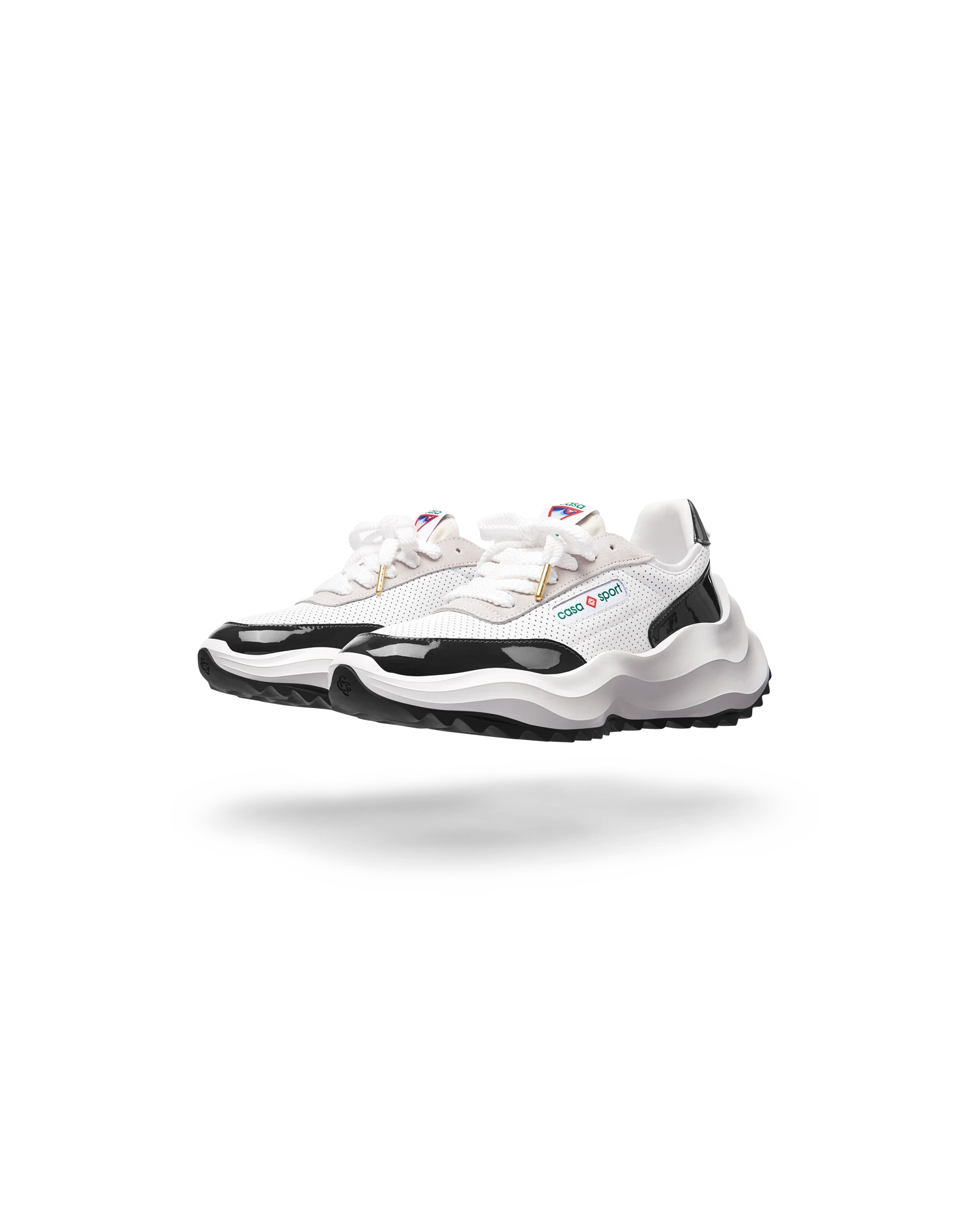 Women's Atlantis White & Black Sneaker - 图片 4