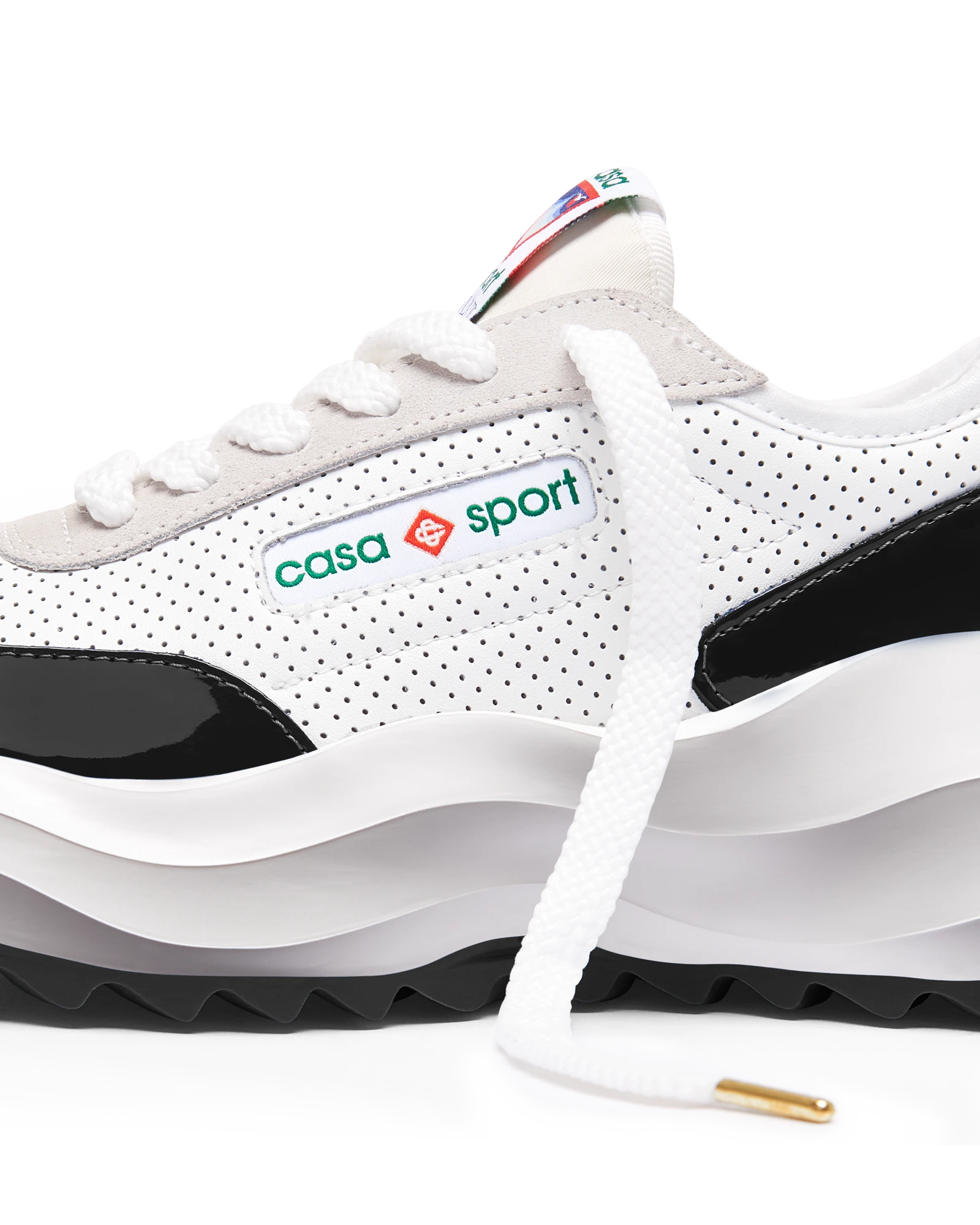 Men's Atlantis White & Black Sneaker - Image 11