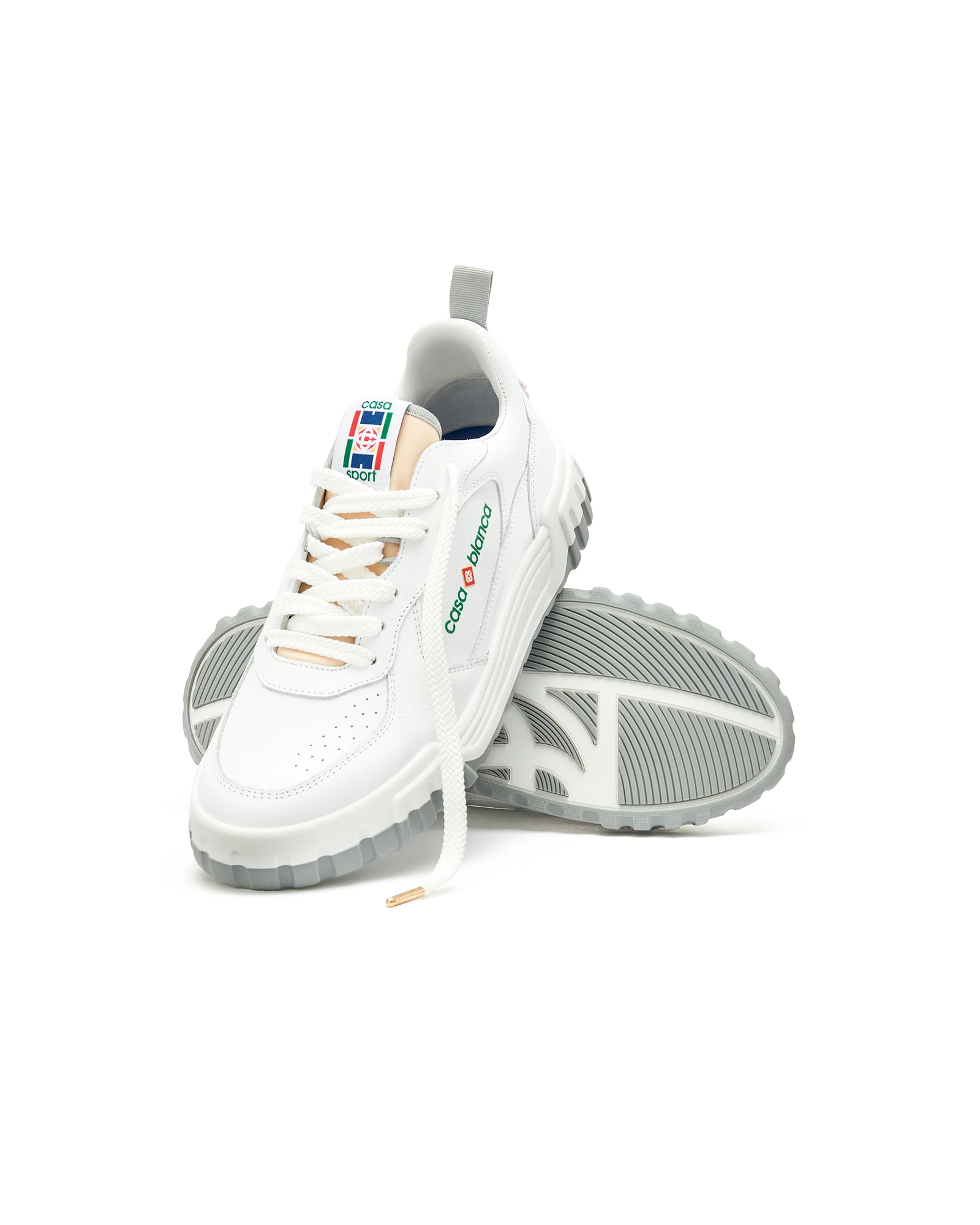 Men's Court White & Grey Sneaker - Image 9