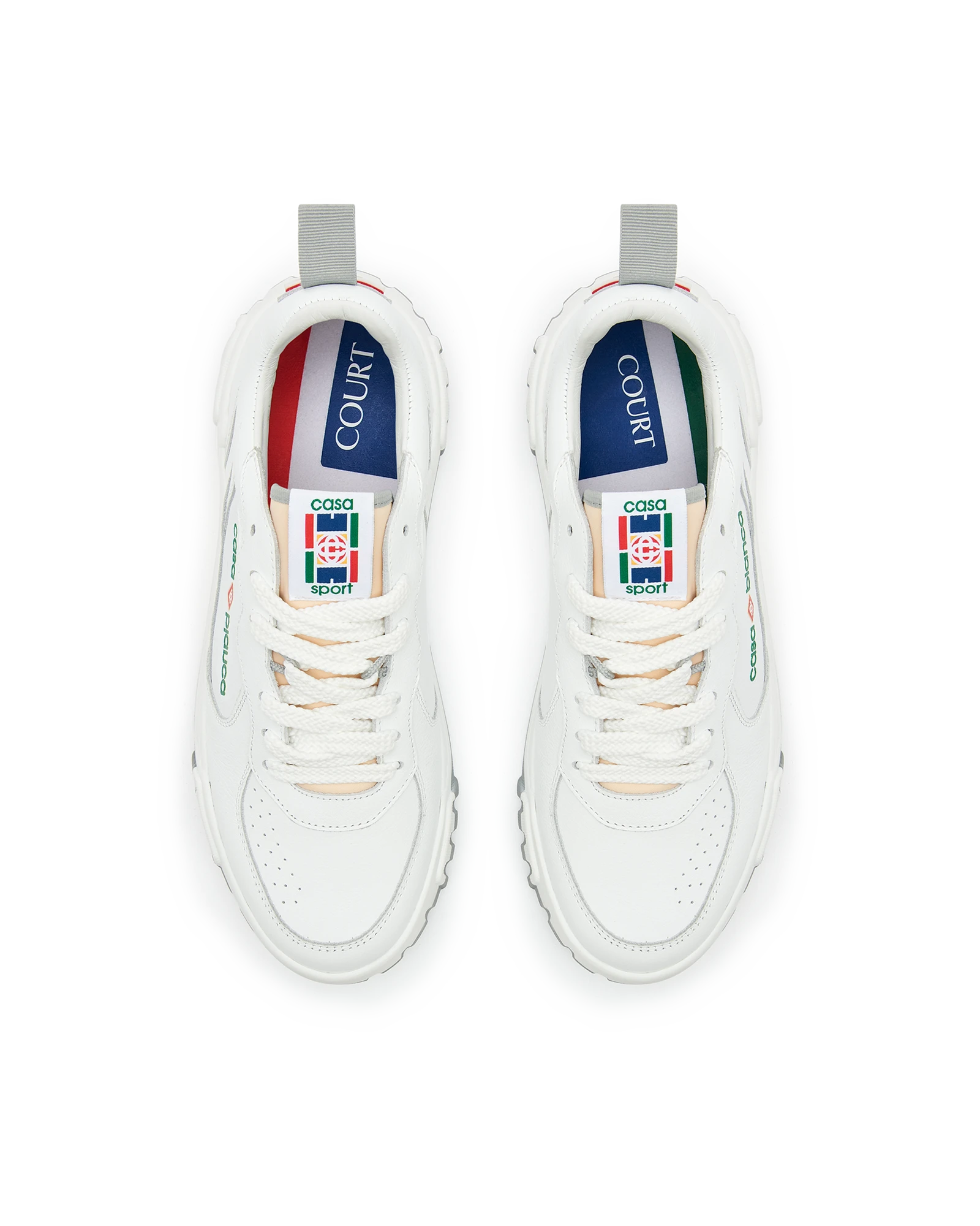 Men's Court White & Grey Sneaker - Image 12