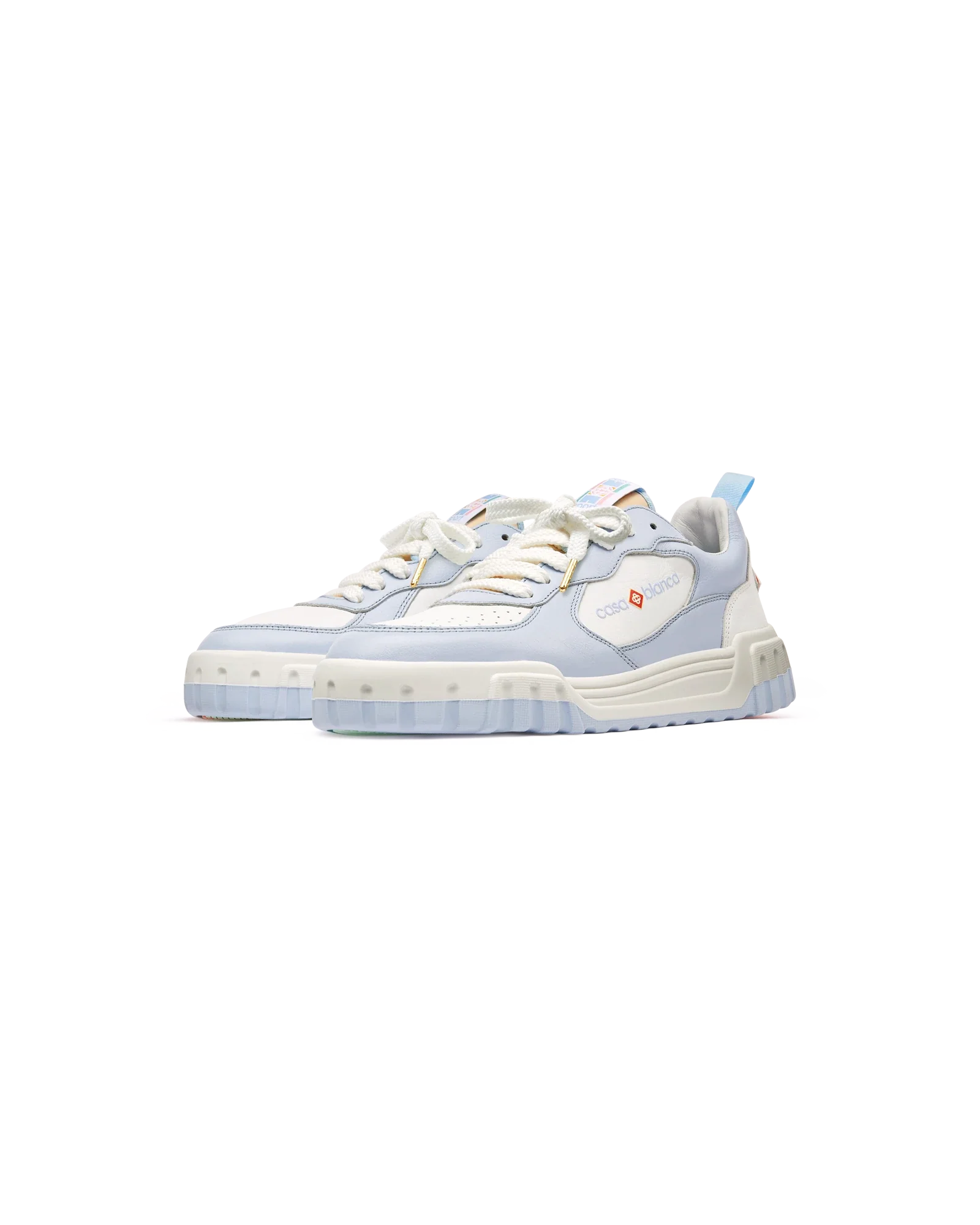 Women's Court White & Powder Blue Sneaker - 图片 6