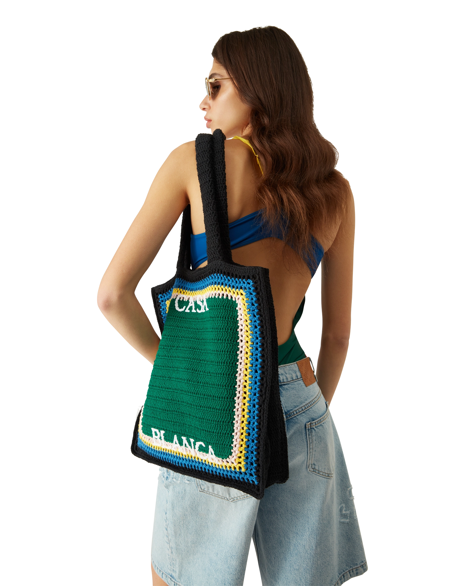 Stripe Crochet Bag - 图片 3