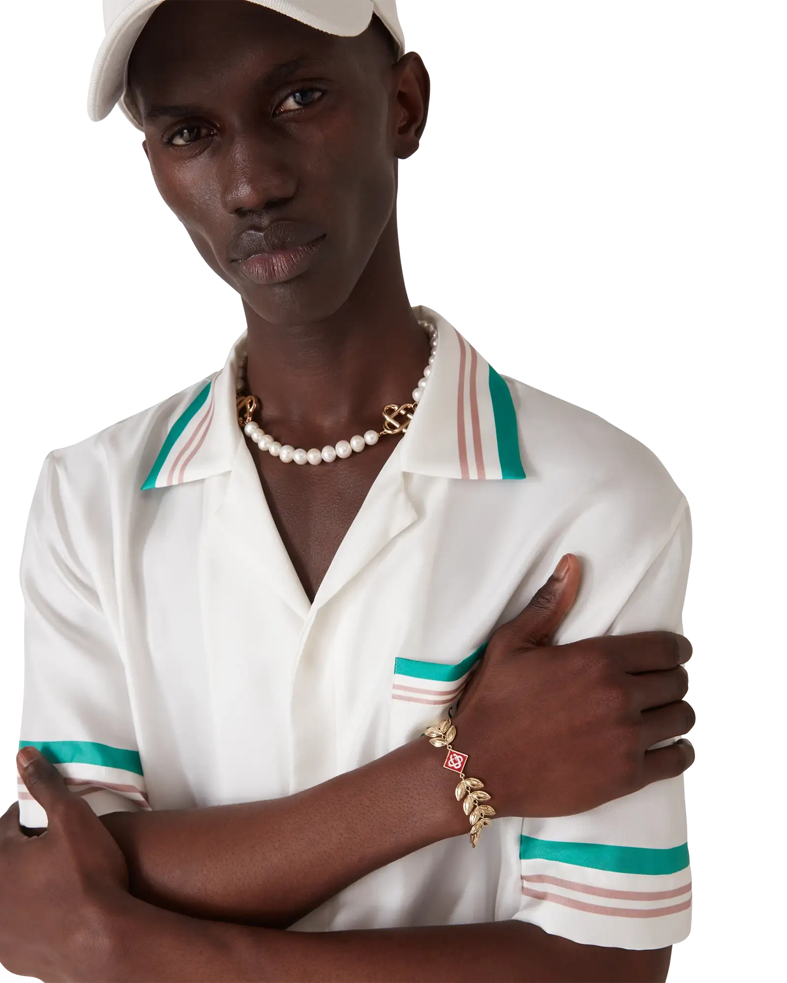 Gold Laurel Leaf Bracelet - 图片 4