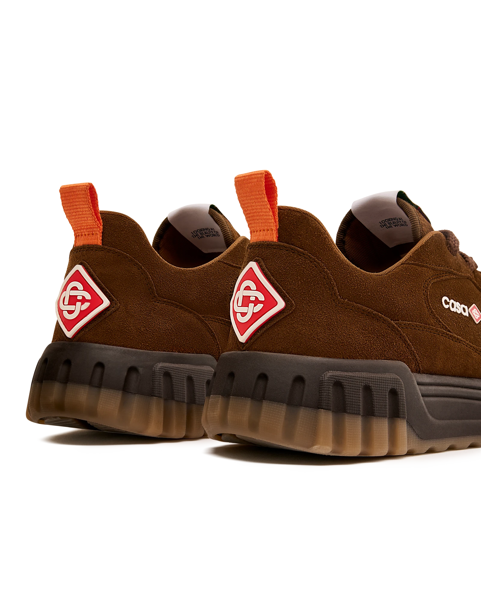 Women's Brown Suede Court Sneaker - 图片 5