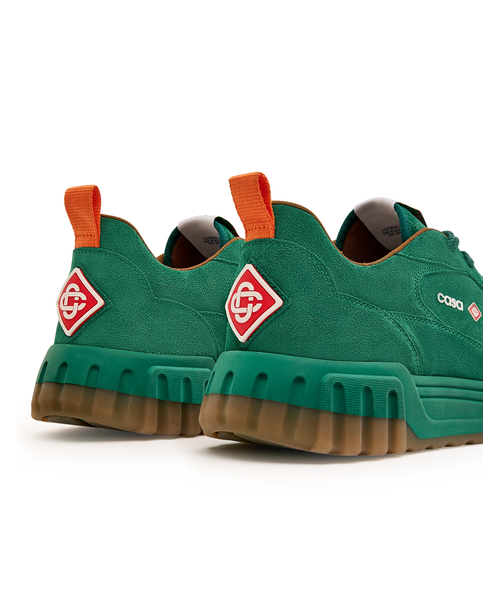 Men's Green Suede Court Sneaker - 图片 5