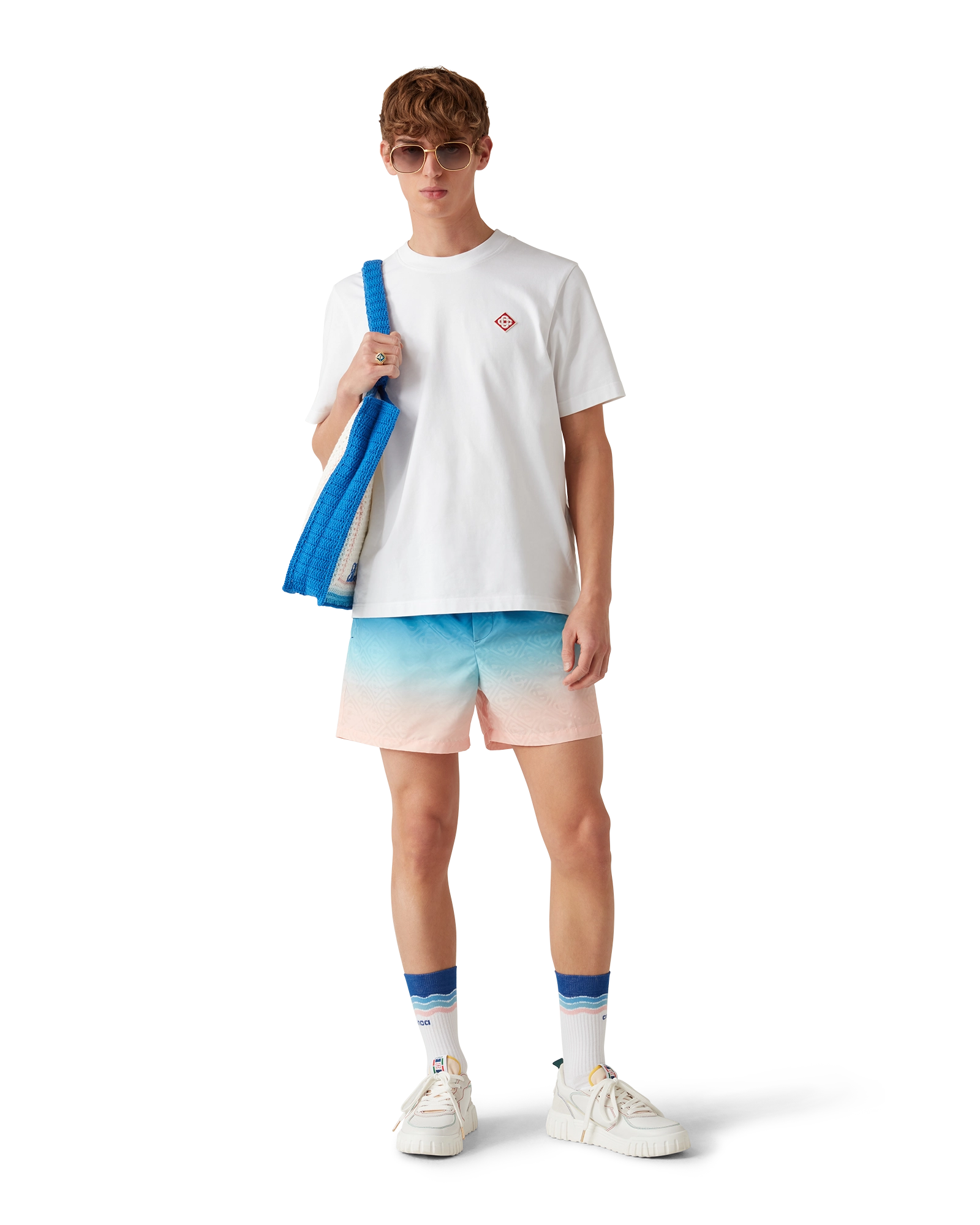 Stripe Crochet Bag - 图片 4