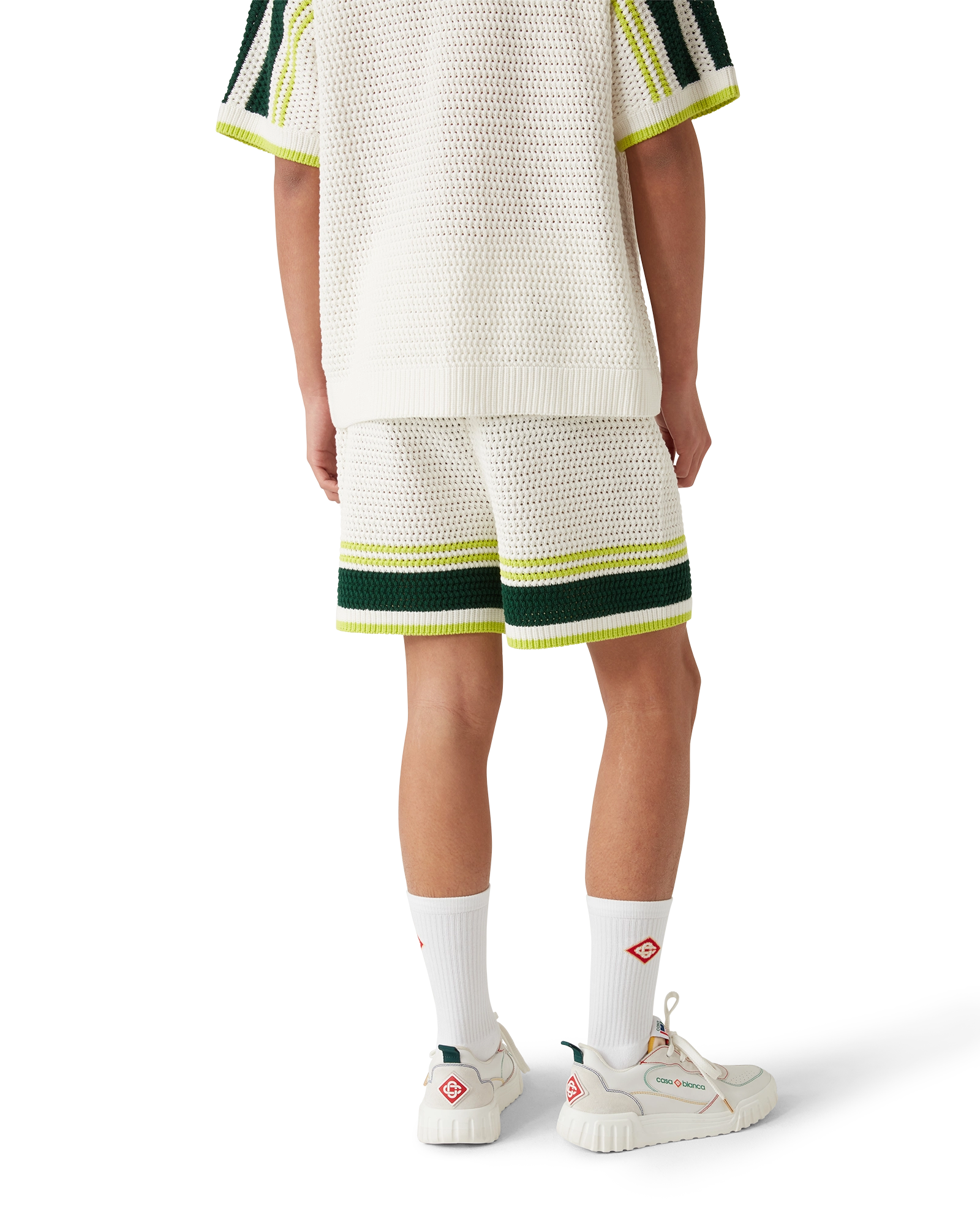 Men's Court White & Multicolour Sneakers - 图片 13