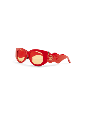 Red The Memphis Sunglasses