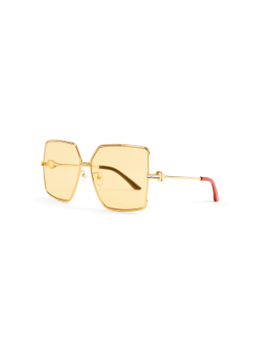 Yellow & Gold The Castillo Sunglasses