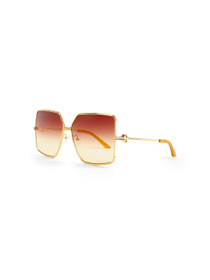 Orange & Gold The Castillo Sunglasses