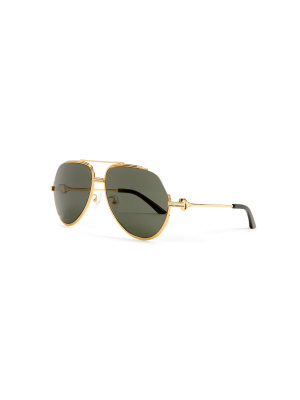 Black & Gold The Albán Sunglasses