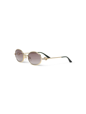 Grey & Gold The Hero Sunglasses