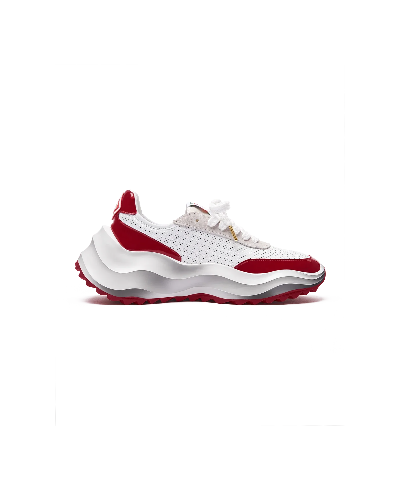 Men's Atlantis White & Haute Red Sneaker - Image 2