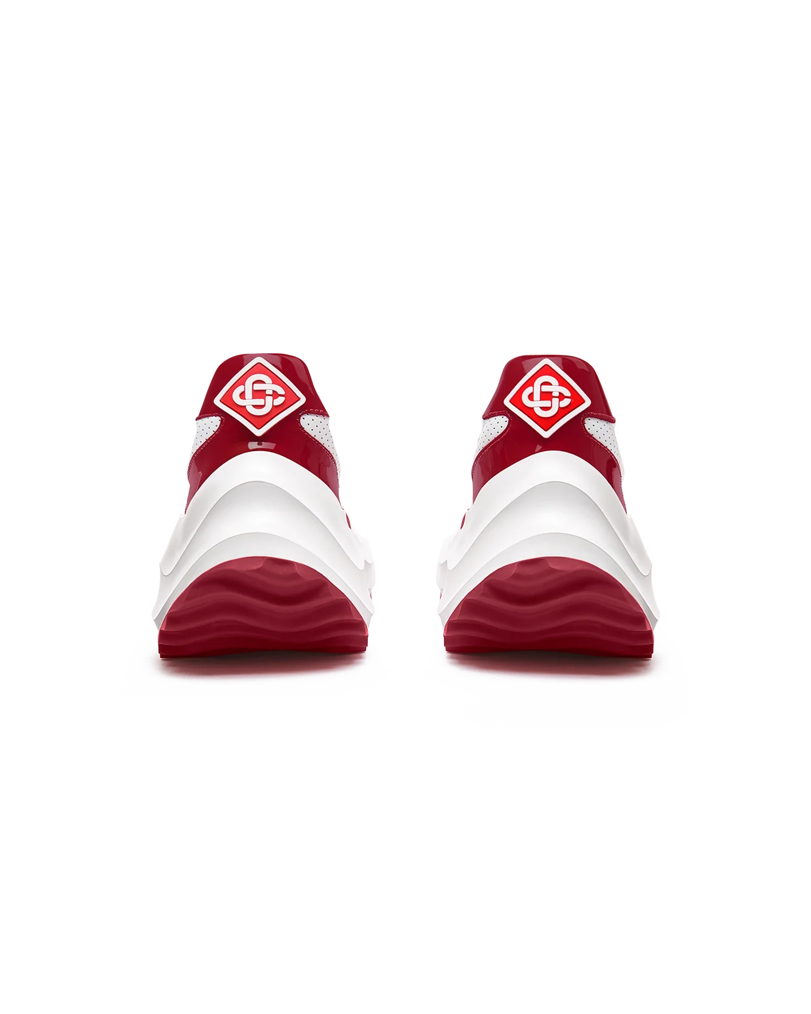 Men's Atlantis White & Haute Red Sneaker - Image 9