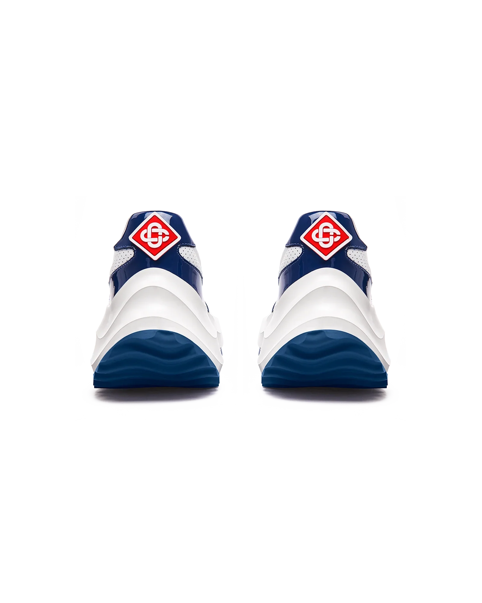 Women's Atlantis White & Midnight Navy Sneaker - 图片 9